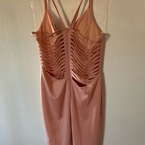 NWT pink low cut dress
